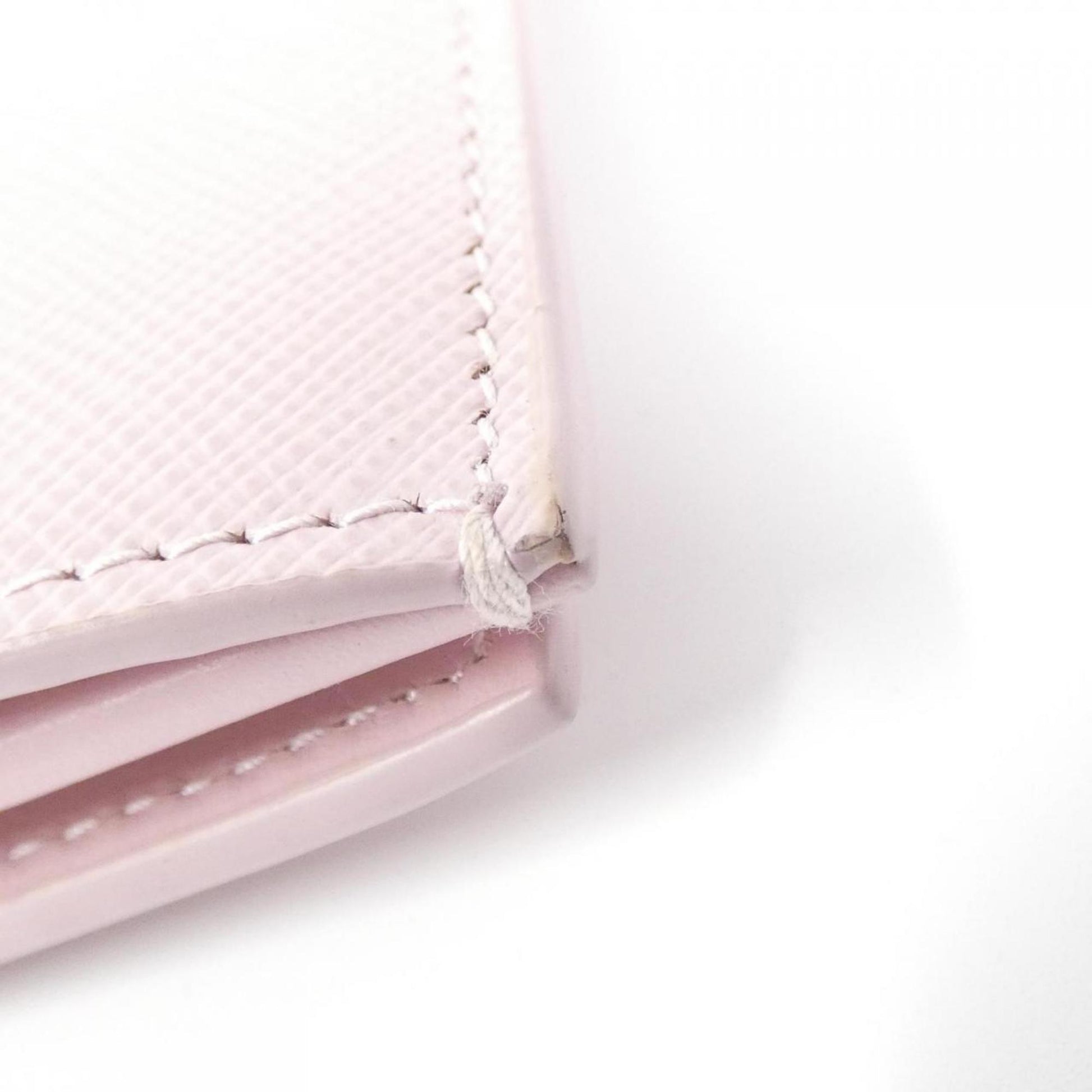 Prada Saffiano, Pink, Leather, wallet