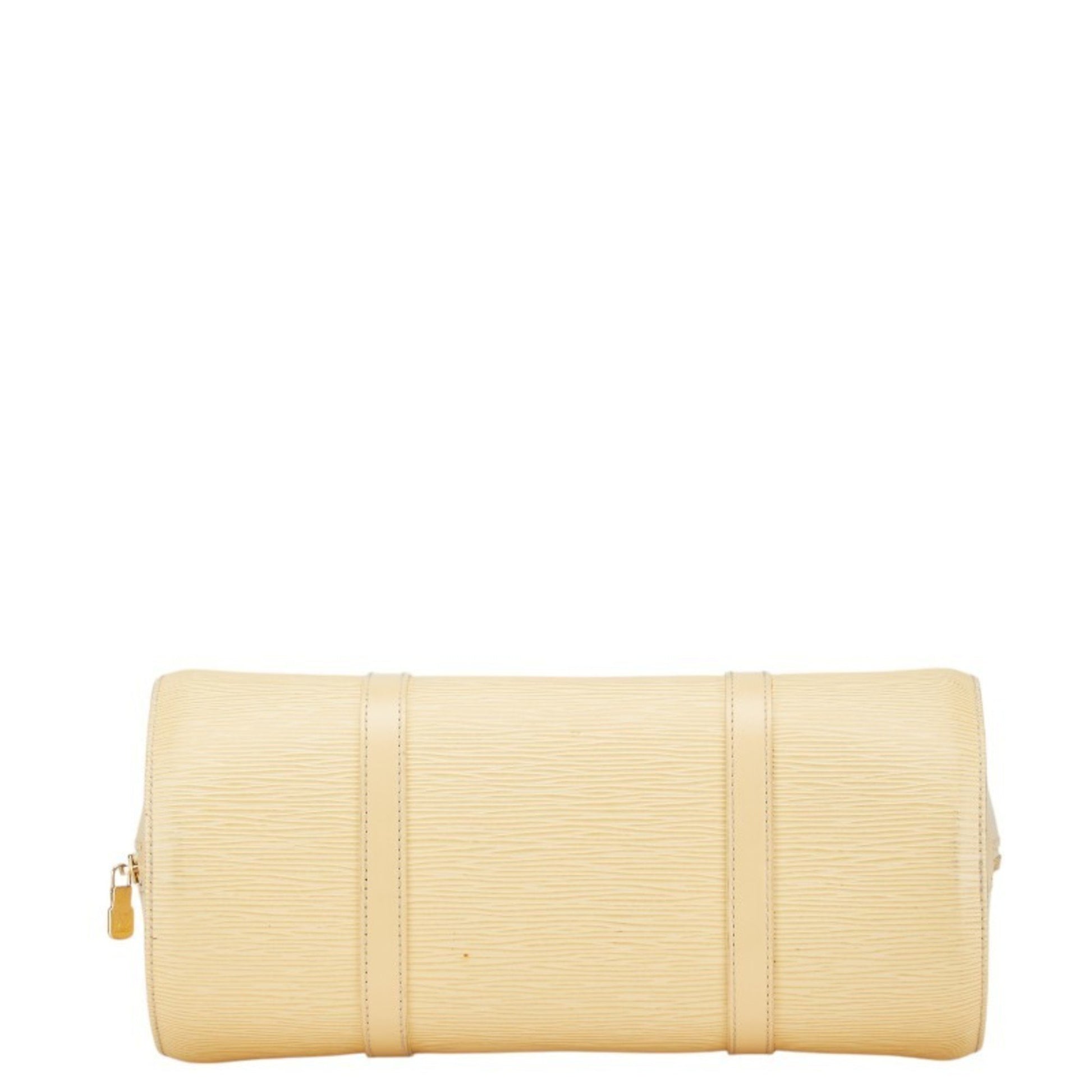 Louis Vuitton Soufflot, Beige, Leather, handbag