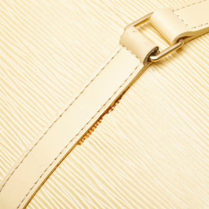 Louis Vuitton Soufflot, Beige, Leather, handbag