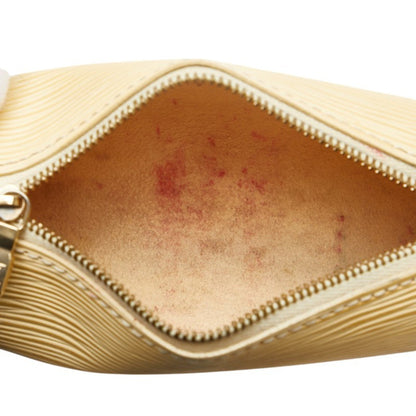 Louis Vuitton Soufflot, Beige, Leather, handbag