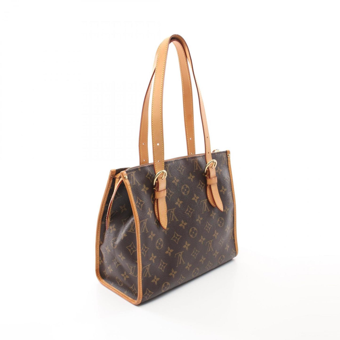 Louis Vuitton Popincourt, Brown, Canvas, tote