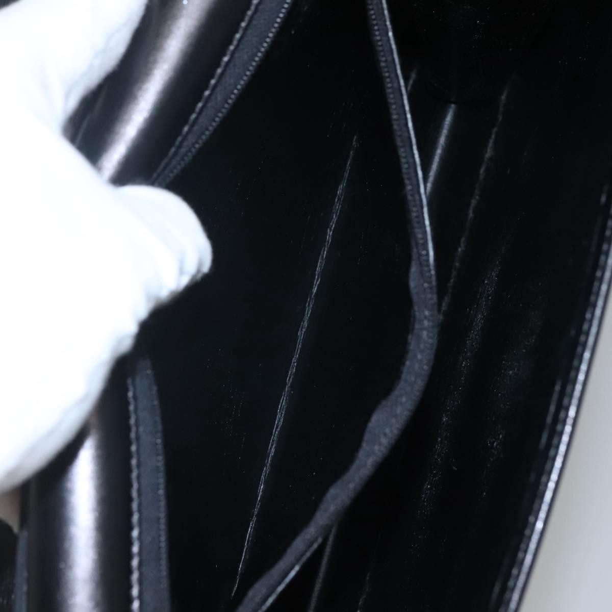 Christian Dior Shoulder Leather, Black, Leather, Shoulder Bag