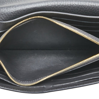 Louis Vuitton Capucines, Black, Leather, wallet