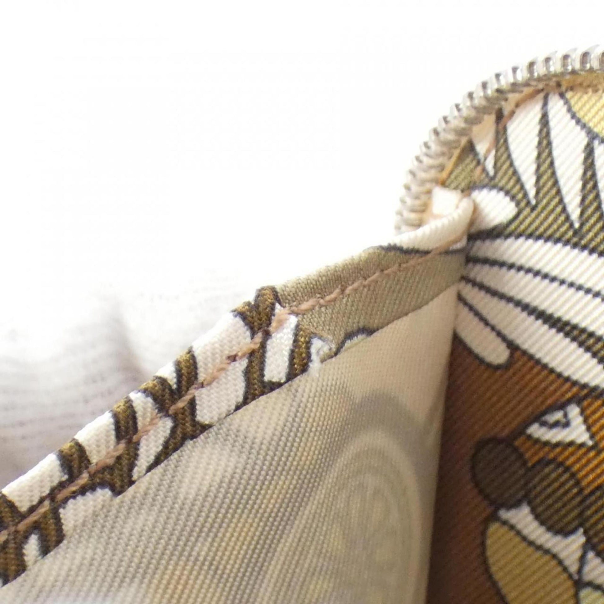 Hermès Silk'In, Beige, Leather, wallet