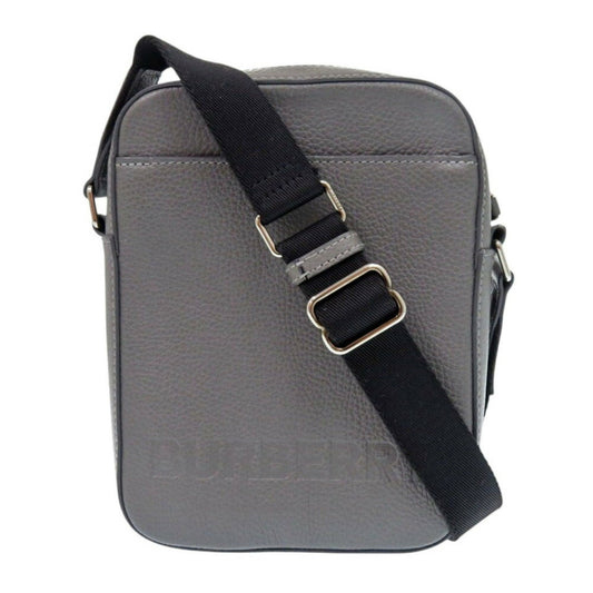 Burberry, Grey, Leather, shoulder