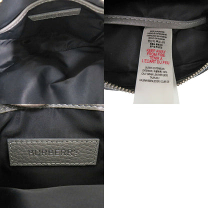 Burberry, Grey, Leather, shoulder