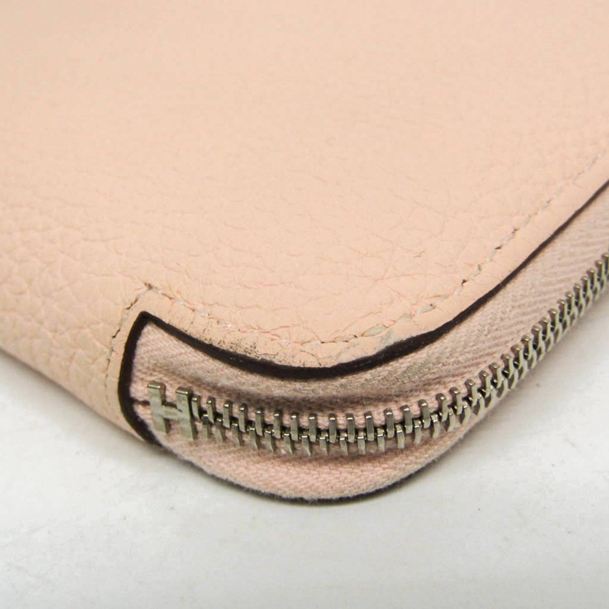 Hermès Azap, Pink, Leather, wallet