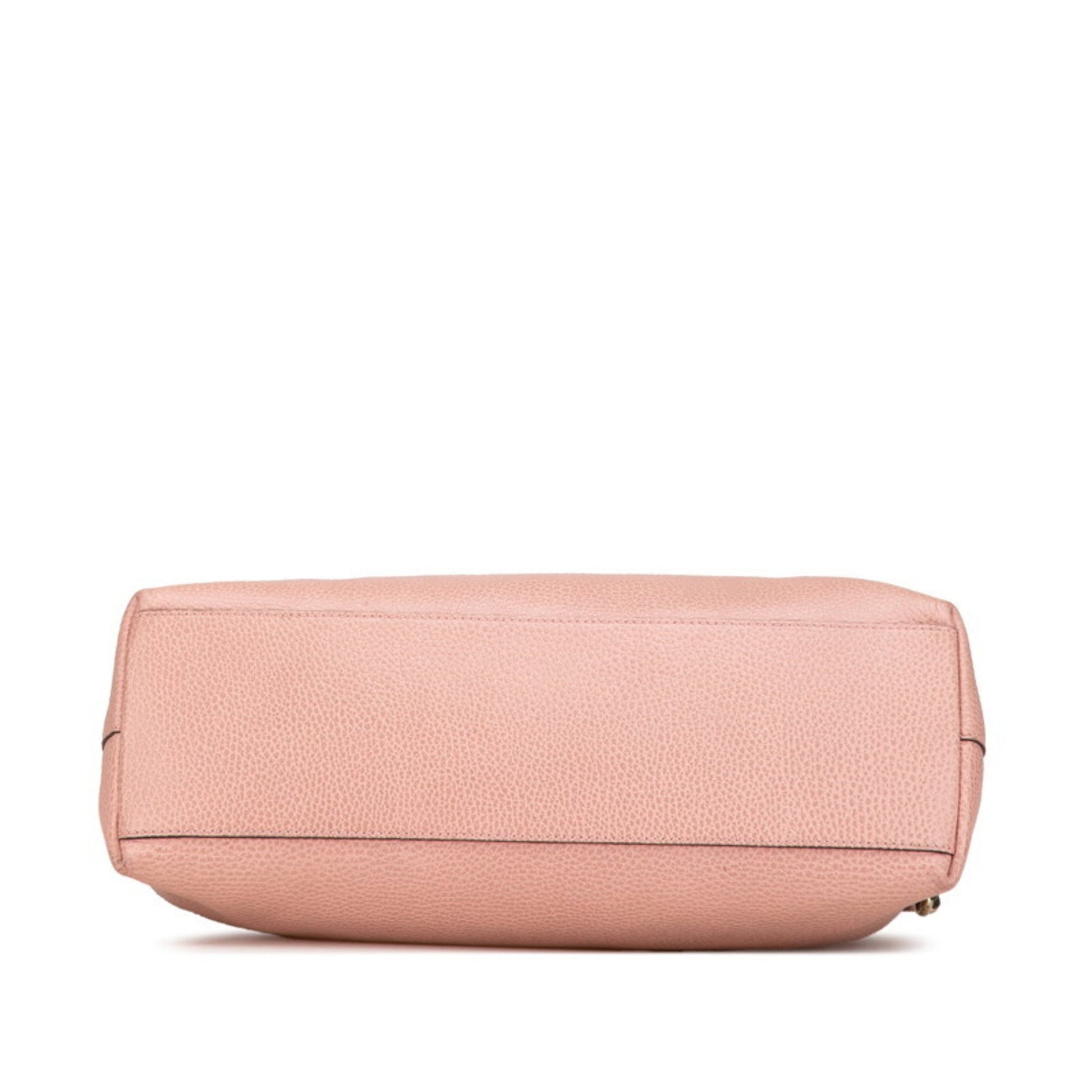 Gucci Bamboo, Pink, Leather, tote