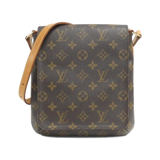 Louis Vuitton Musette Salsa, Brown, Canvas, shoulder