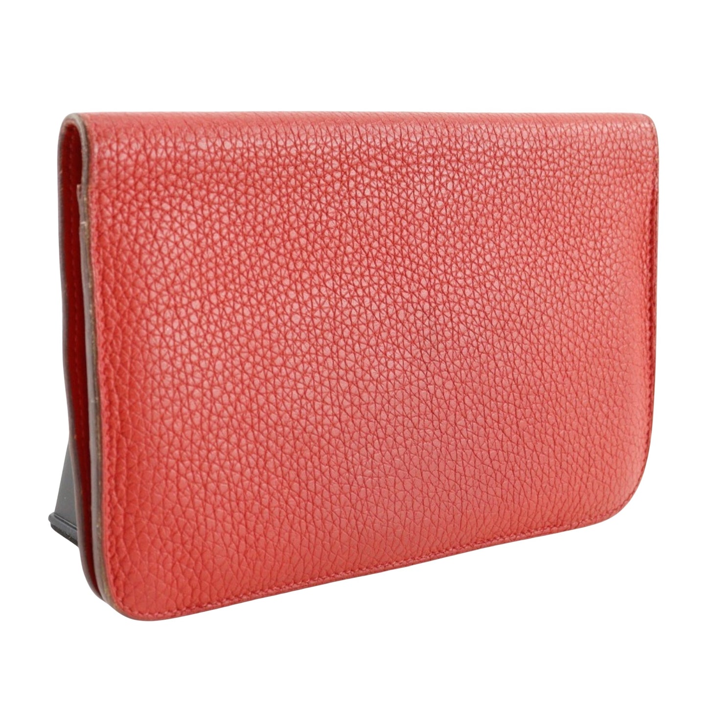 Hermès Dogon, Red, Leather, wallet