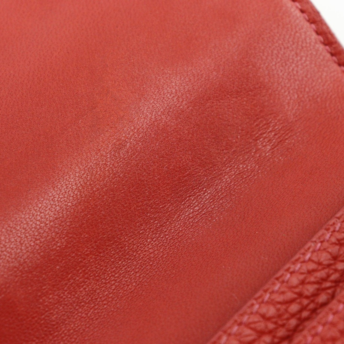 Hermès Dogon, Red, Leather, wallet
