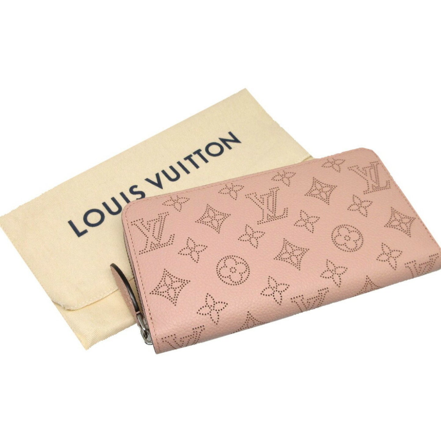 Louis Vuitton Portefeuille zippy, Pink, Leather, wallet
