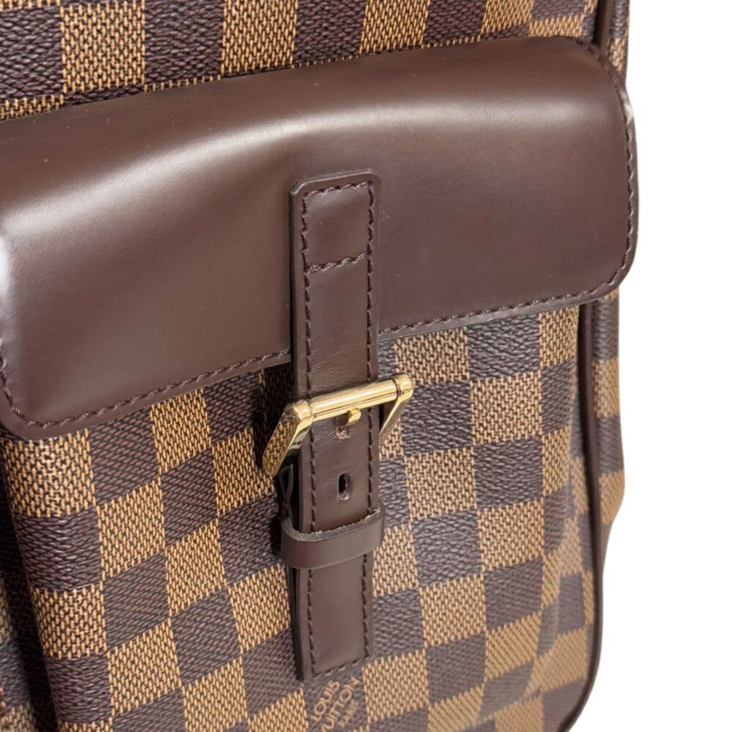 Louis Vuitton Uzes, Brown, Canvas, handbag