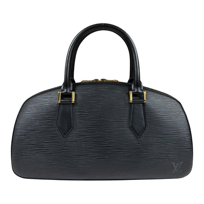 Louis Vuitton Jasmine, Black, Leather, handbag