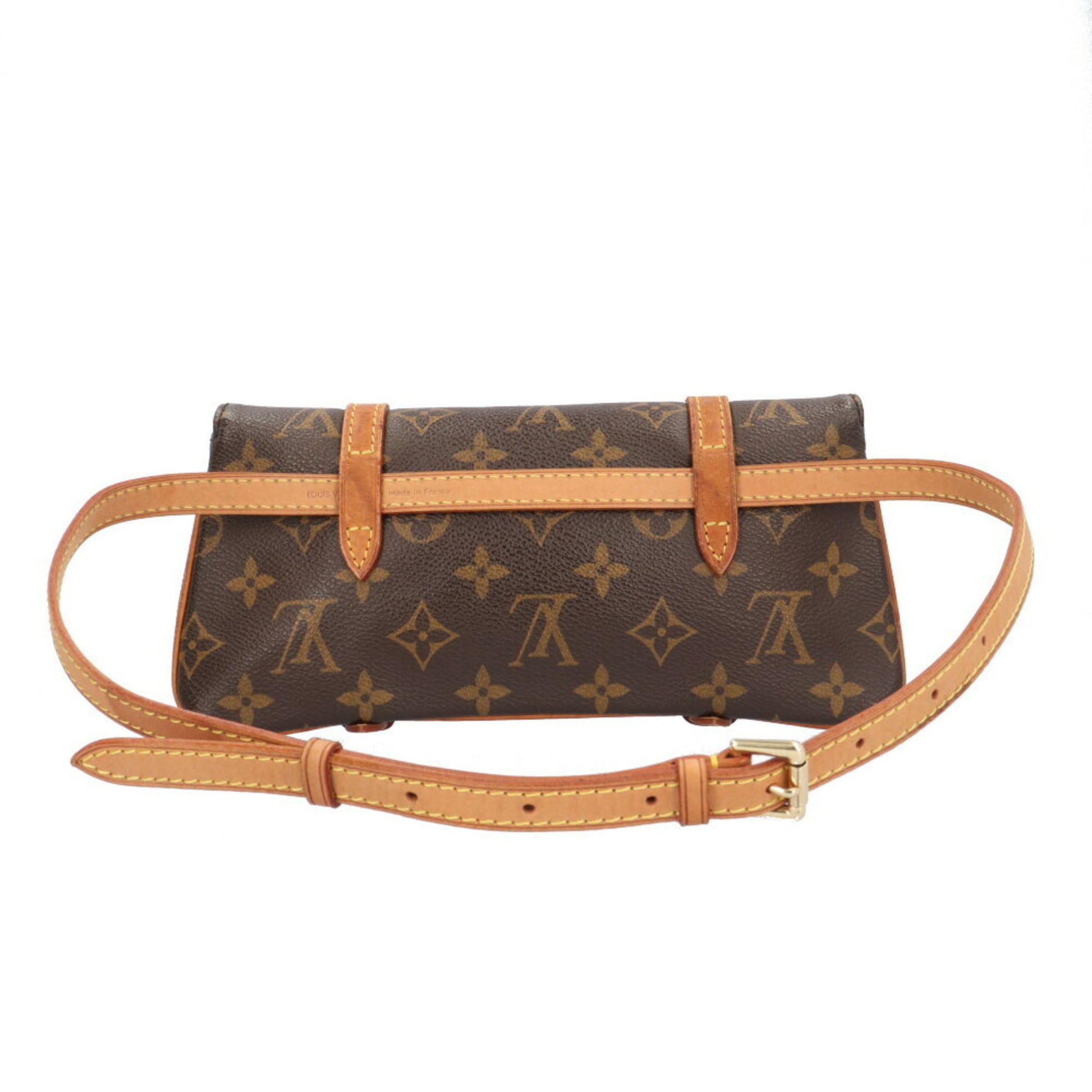 Louis Vuitton Marelle, Brown, Canvas, clutch