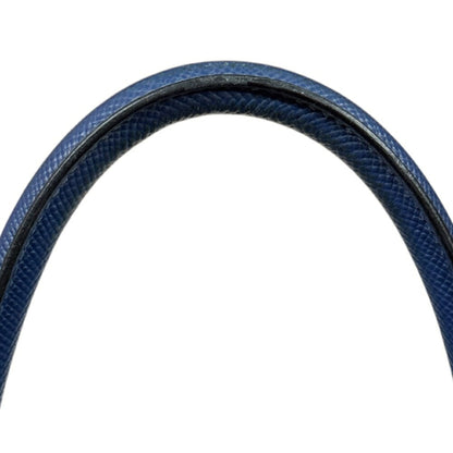 Prada, Blue, Leather, shoulder