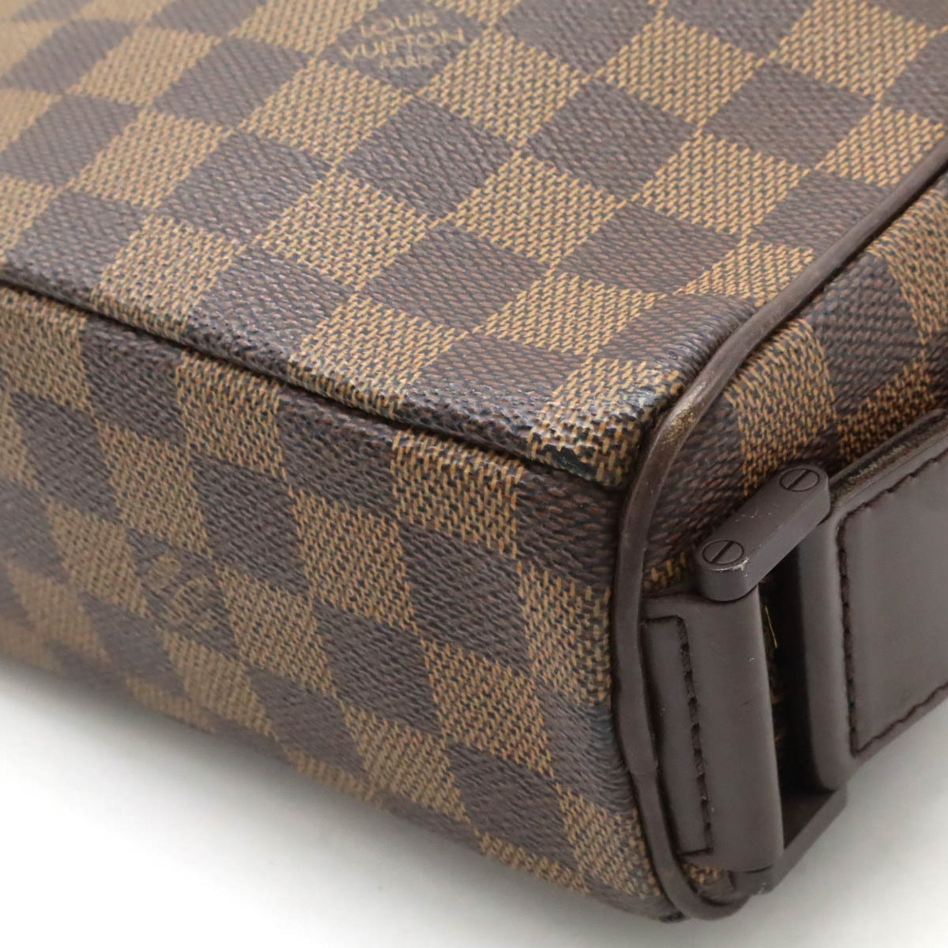 Louis Vuitton Olav, Brown, Canvas, shoulder