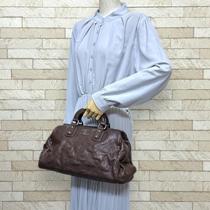 Chanel Wild stitch, Brown, Leather, tote