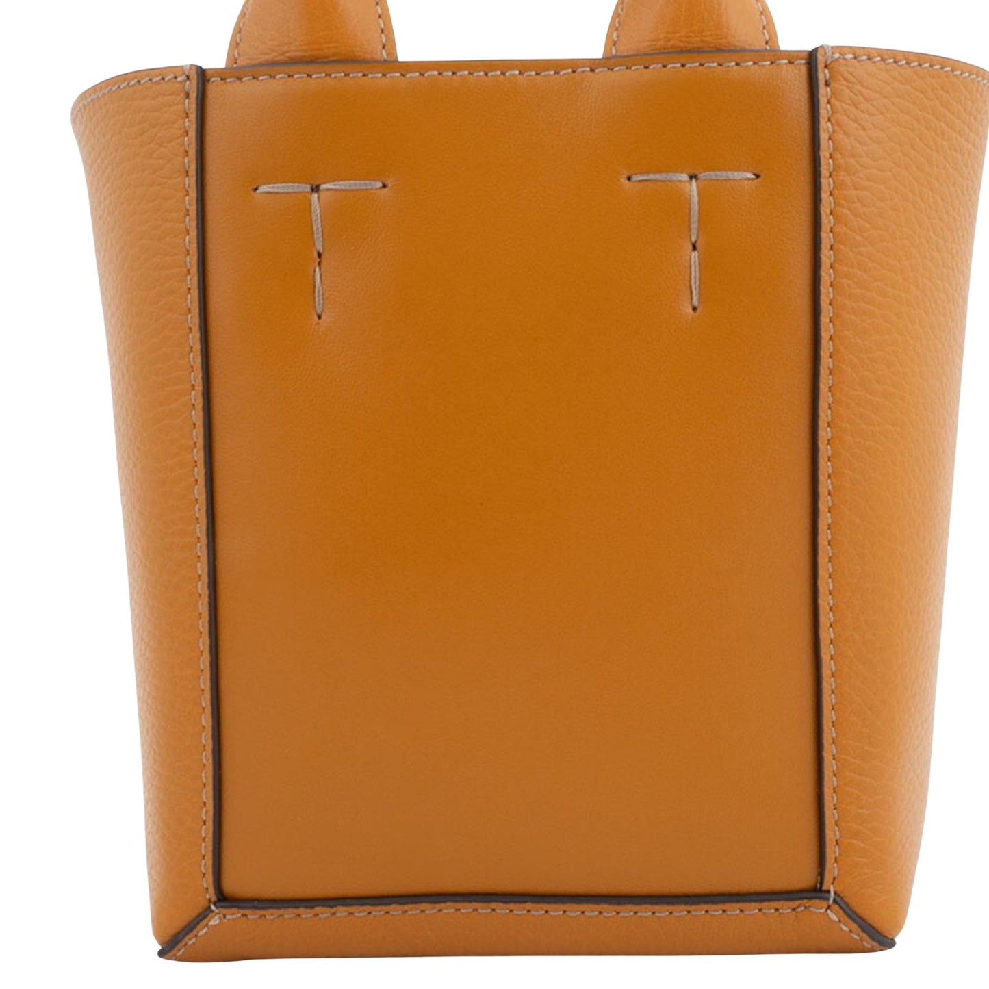 TOD'S, Orange, Leather, tote
