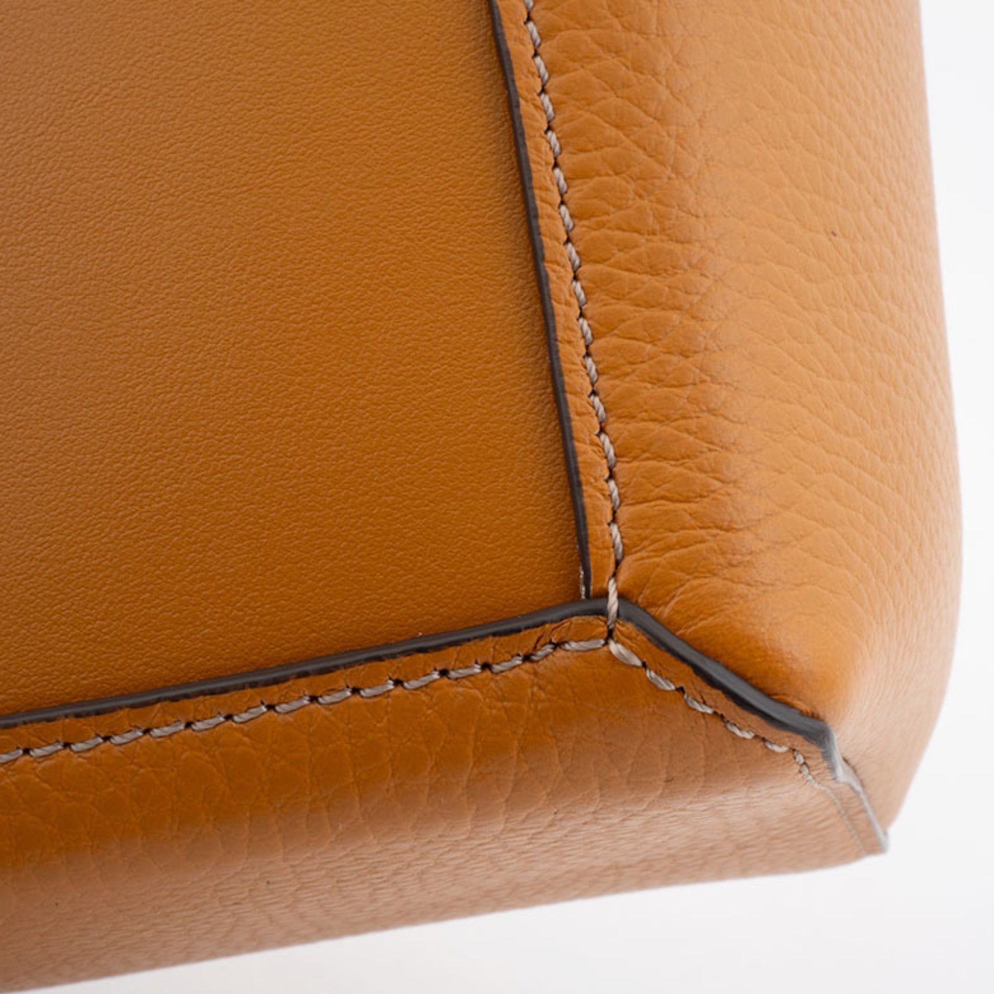 TOD'S, Orange, Leather, tote