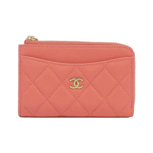 Chanel Zip around wallet, Pink, Leather, wallet