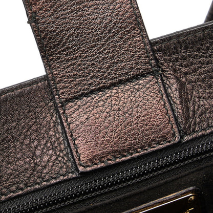 Salvatore Ferragamo Gancio, Black, Leather, tote