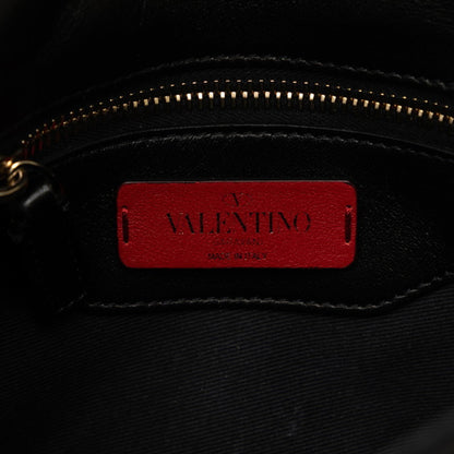 Valentino Garavani Candystud, Black, Leather, shoulder