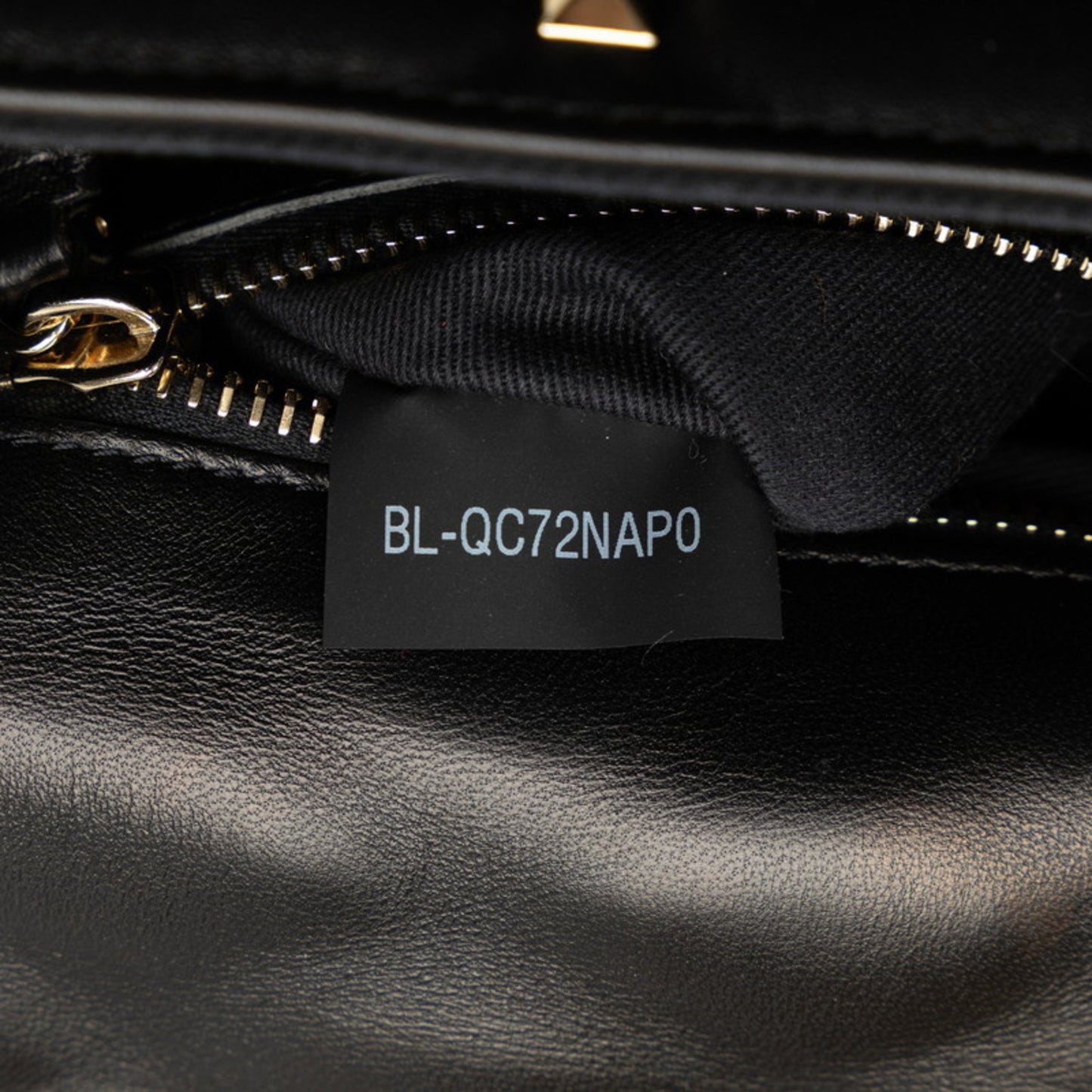 Valentino Garavani Candystud, Black, Leather, shoulder