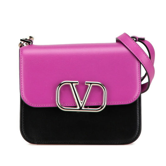 Valentino Garavani VSLING, Pink, Leather, handbag