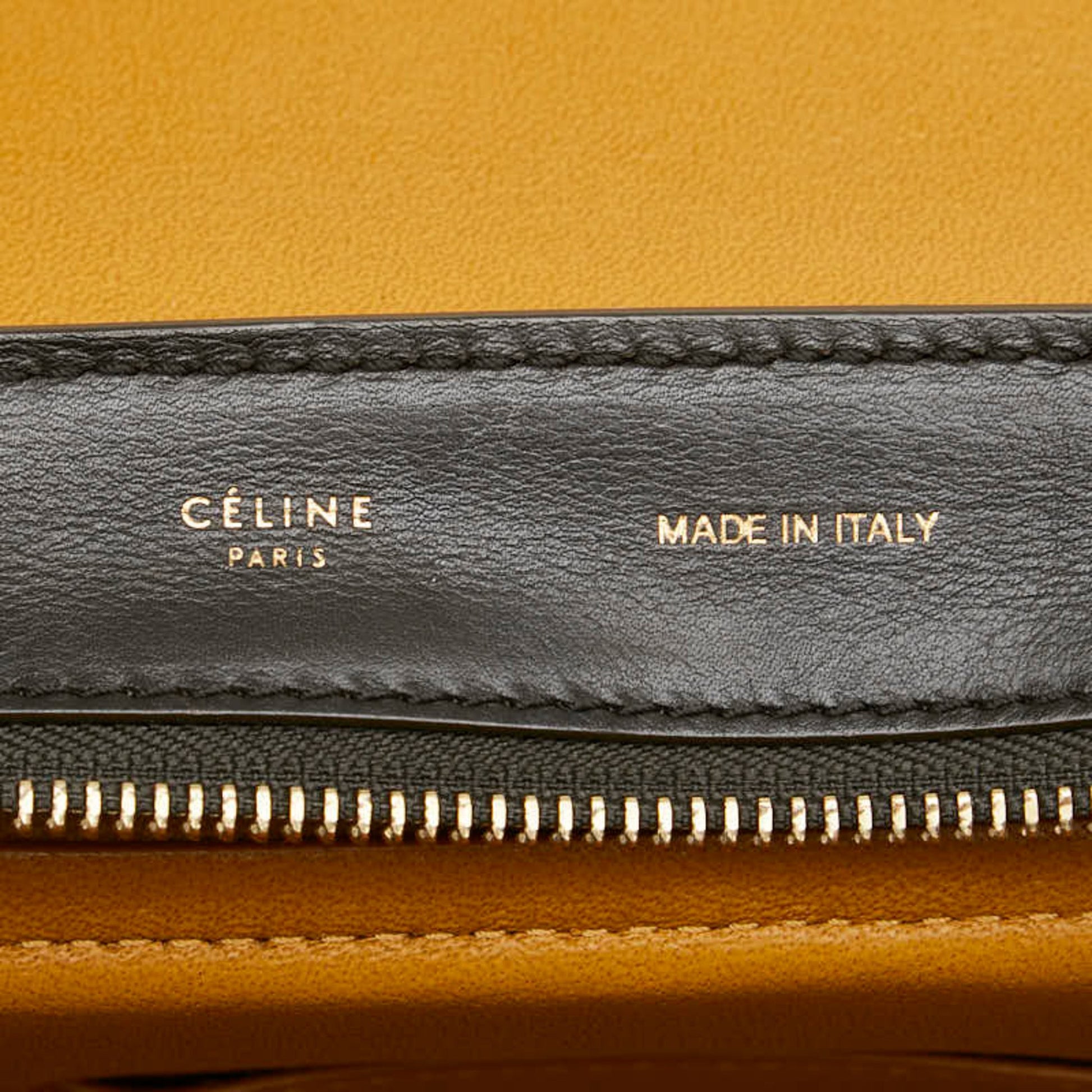 Céline Trapèze, Multicolour, Leather, handbag