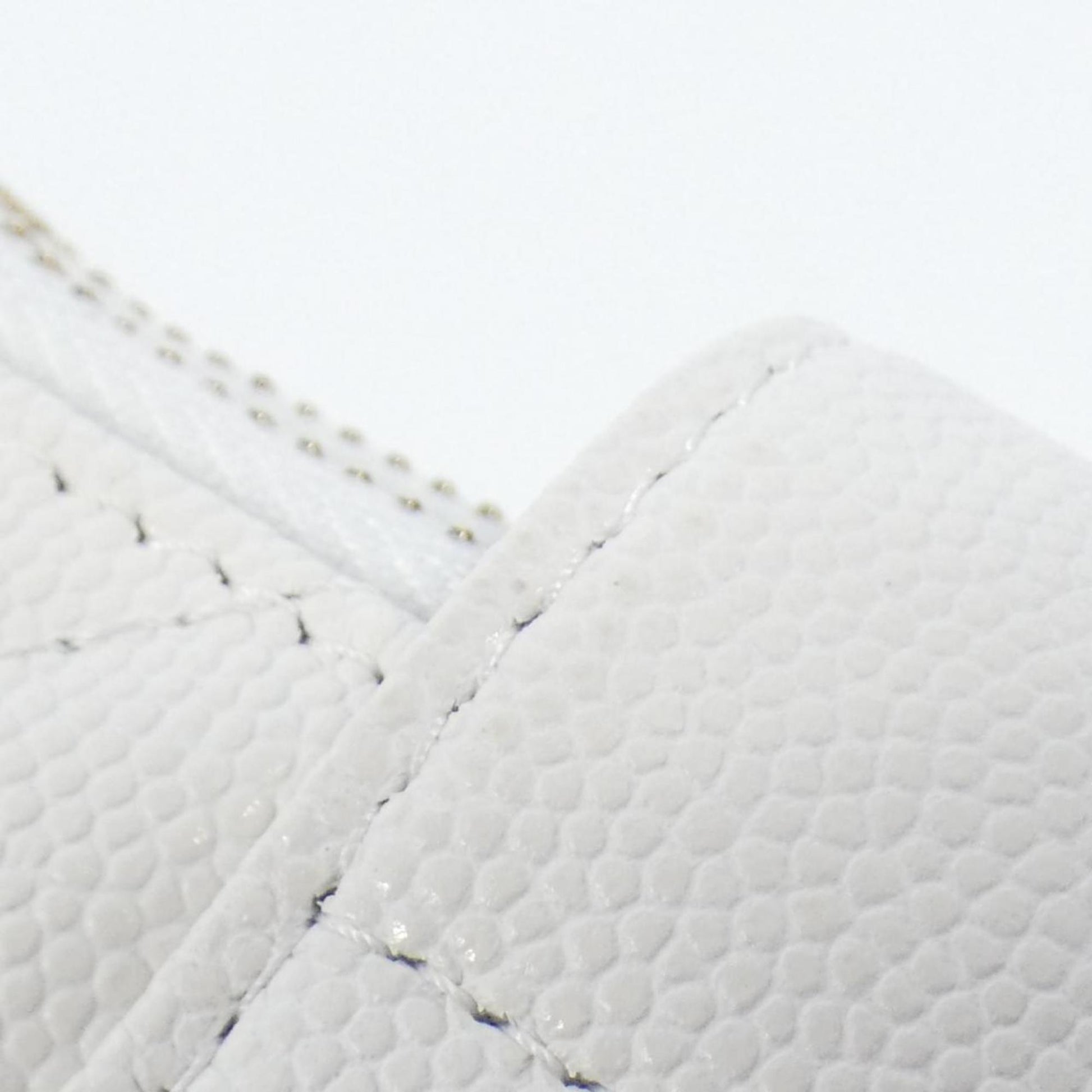Chanel Timeless/classique, White, Leather, wallet