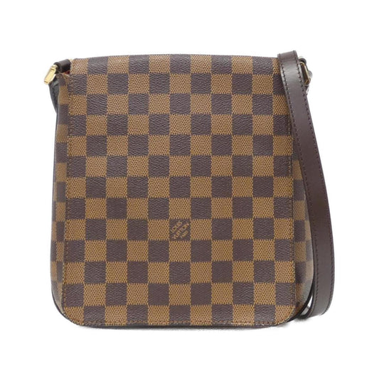 Louis Vuitton Musette Salsa, Brown, Canvas, shoulder