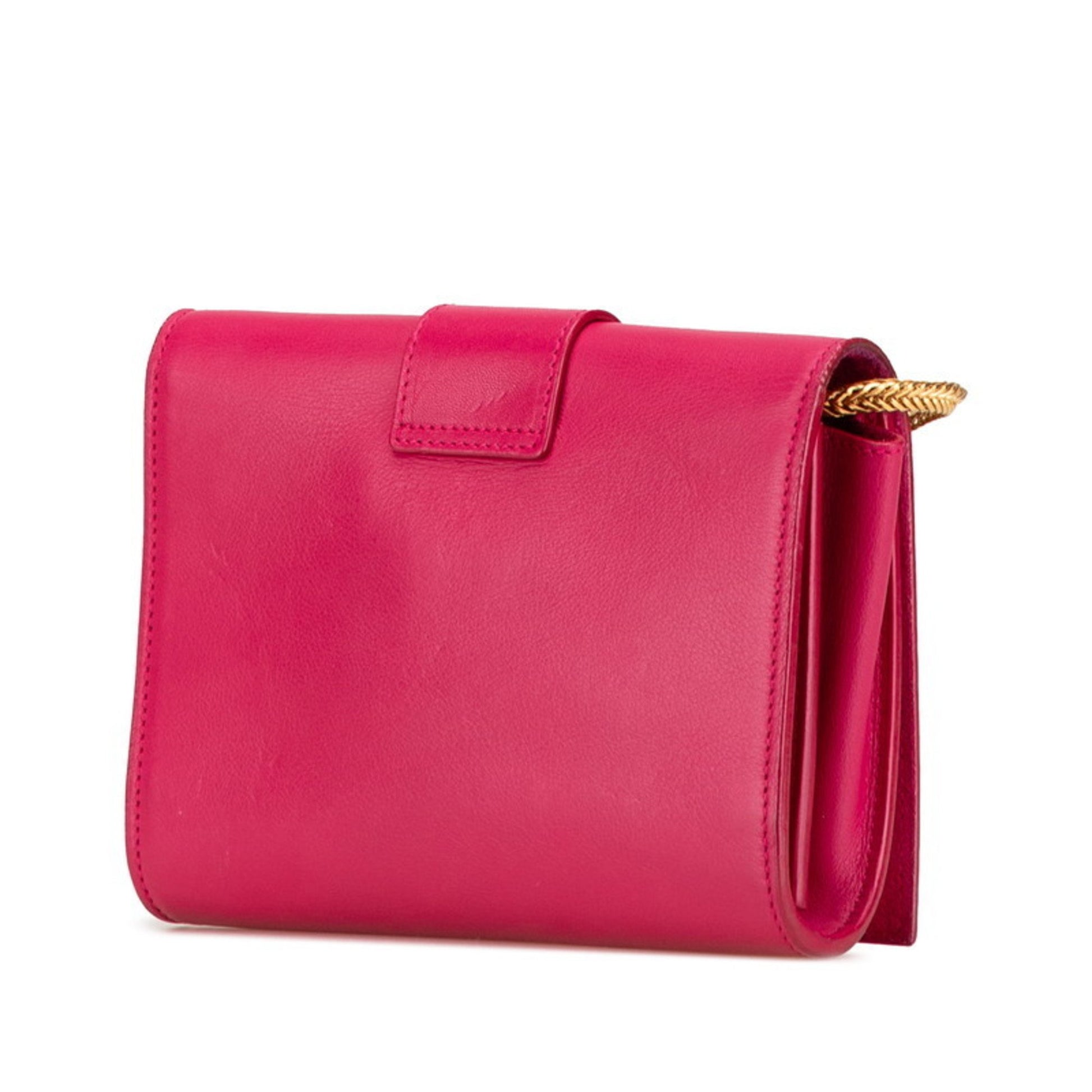 Saint Laurent, Pink, Leather, shoulder