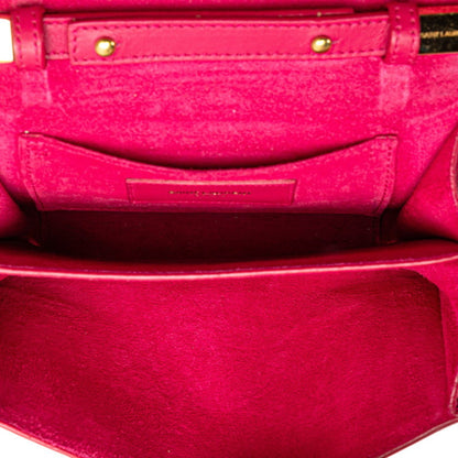 Saint Laurent, Pink, Leather, shoulder