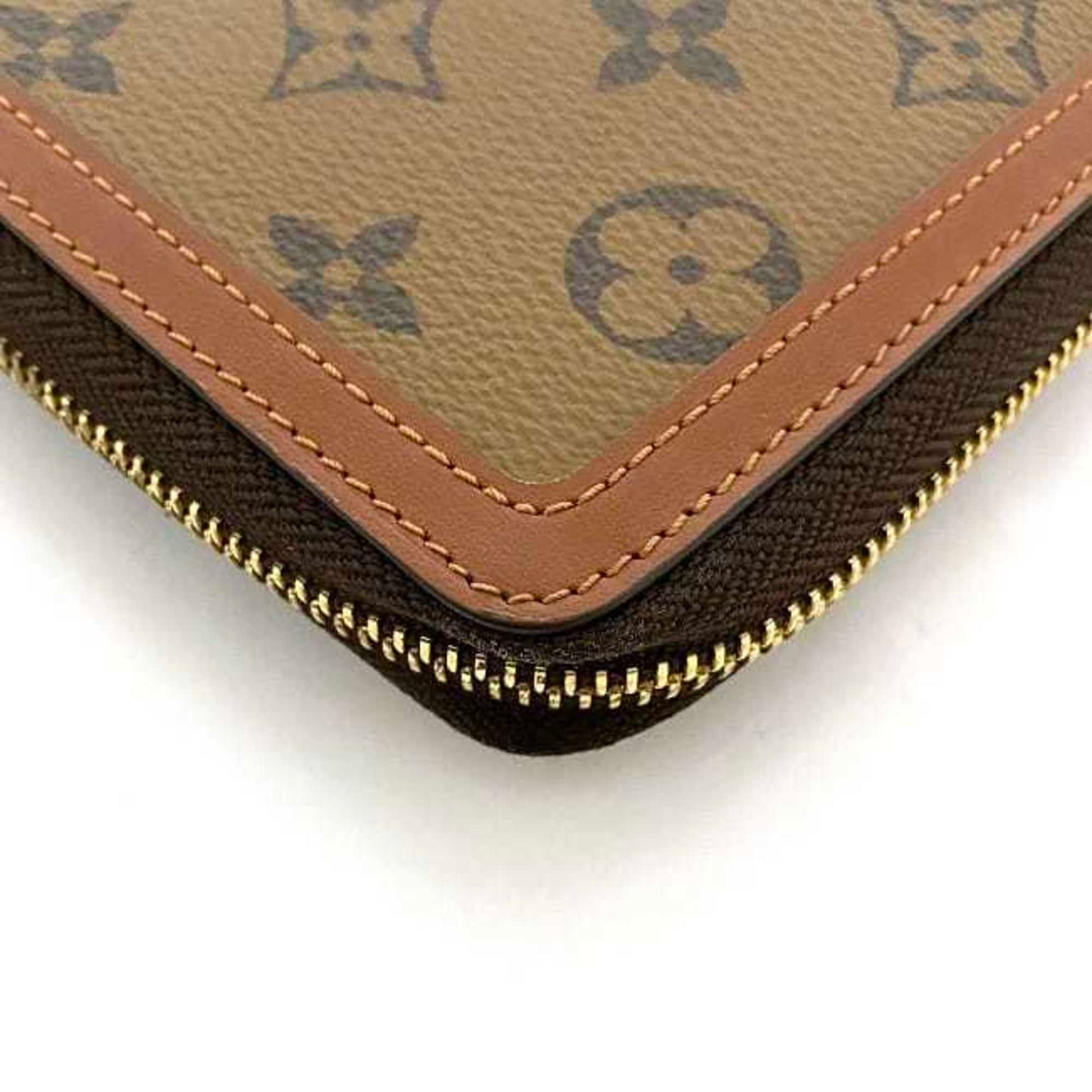 Louis Vuitton Dauphine, Beige, Canvas, wallet