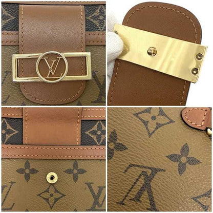 Louis Vuitton Dauphine, Beige, Canvas, wallet