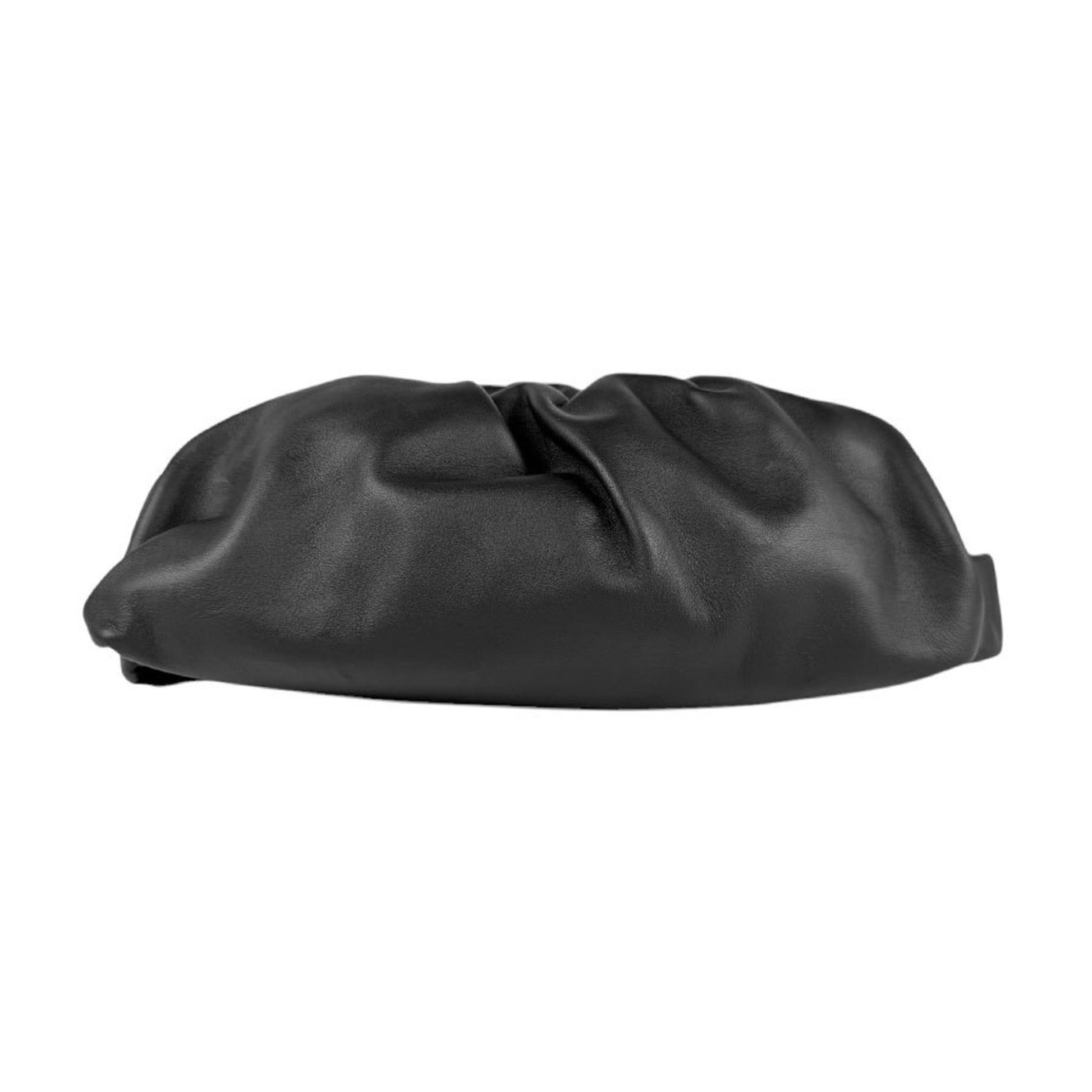 Bottega Veneta The pouch, Black, Leather, clutch