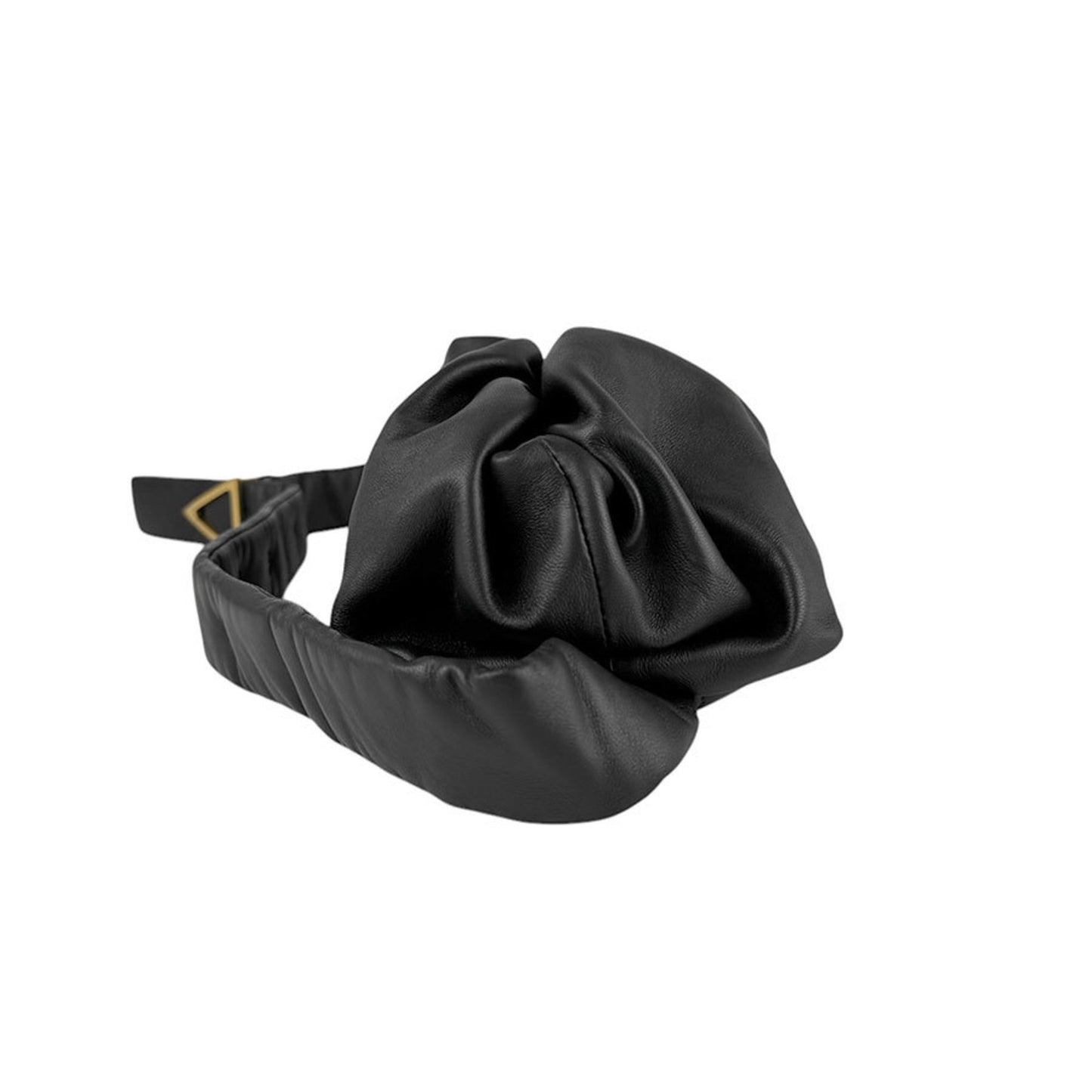 Bottega Veneta The pouch, Black, Leather, clutch