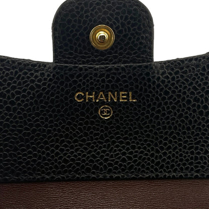 Chanel Porte carte, Navy, Leather, wallet