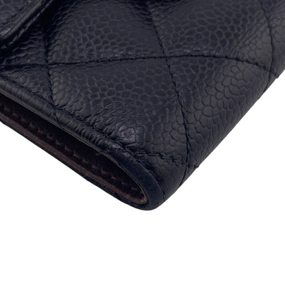 Chanel Porte carte, Navy, Leather, wallet