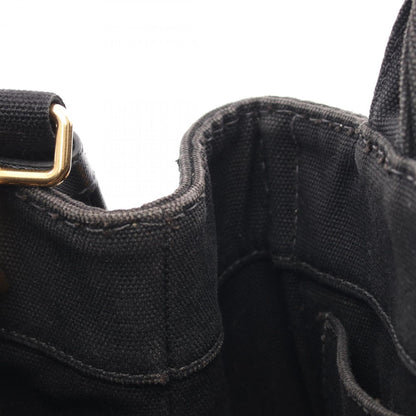 Prada Canapa, Black, Canvas, tote