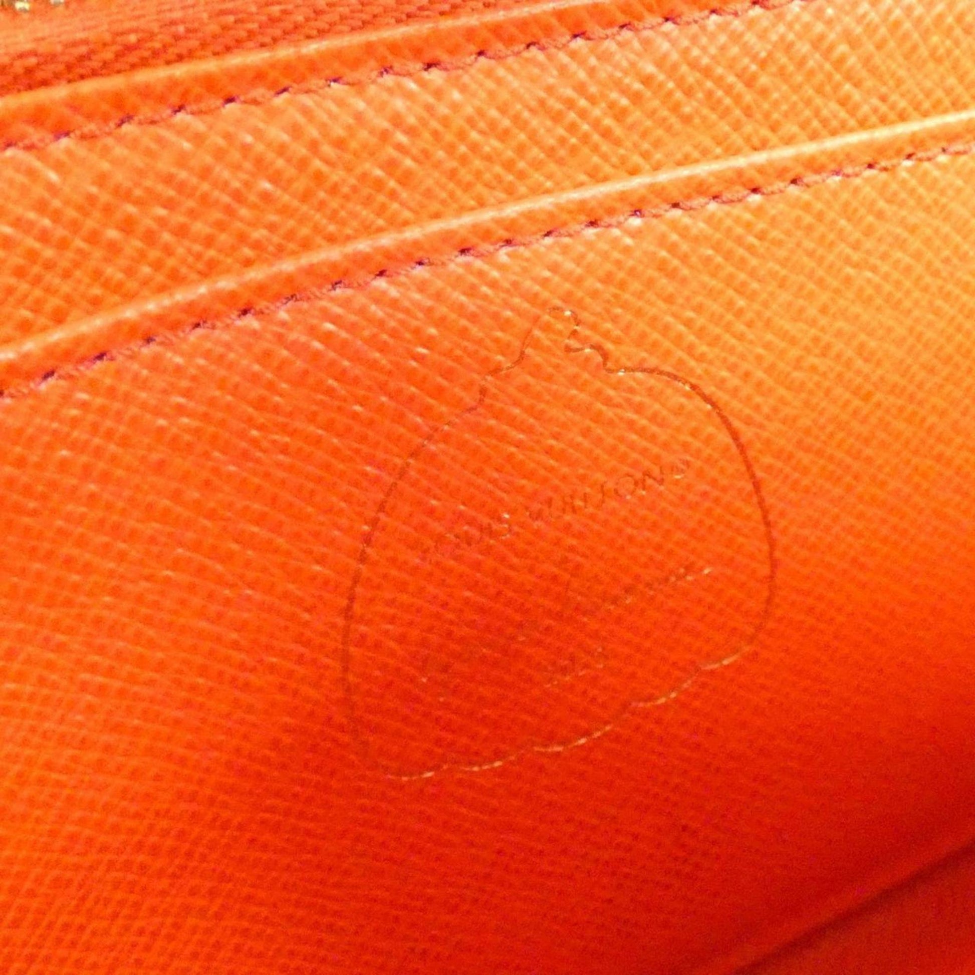 Louis Vuitton Sarah, Brown, Canvas, wallet