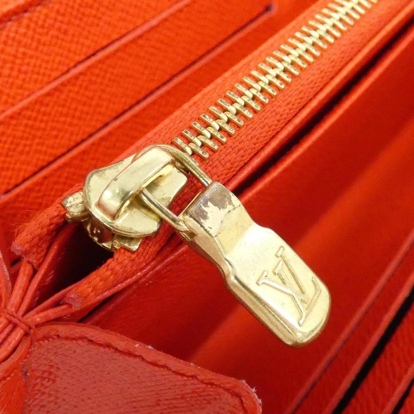 Louis Vuitton Sarah, Brown, Canvas, wallet