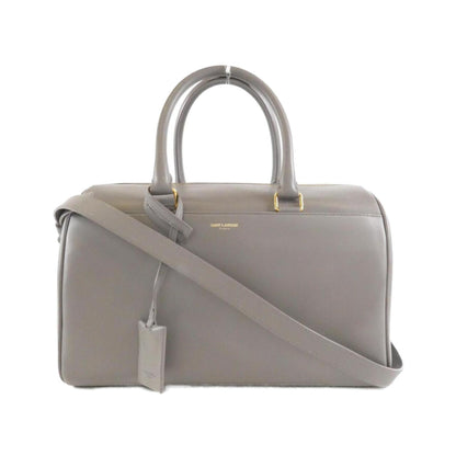 Saint Laurent Duffle, Grey, Leather, travel
