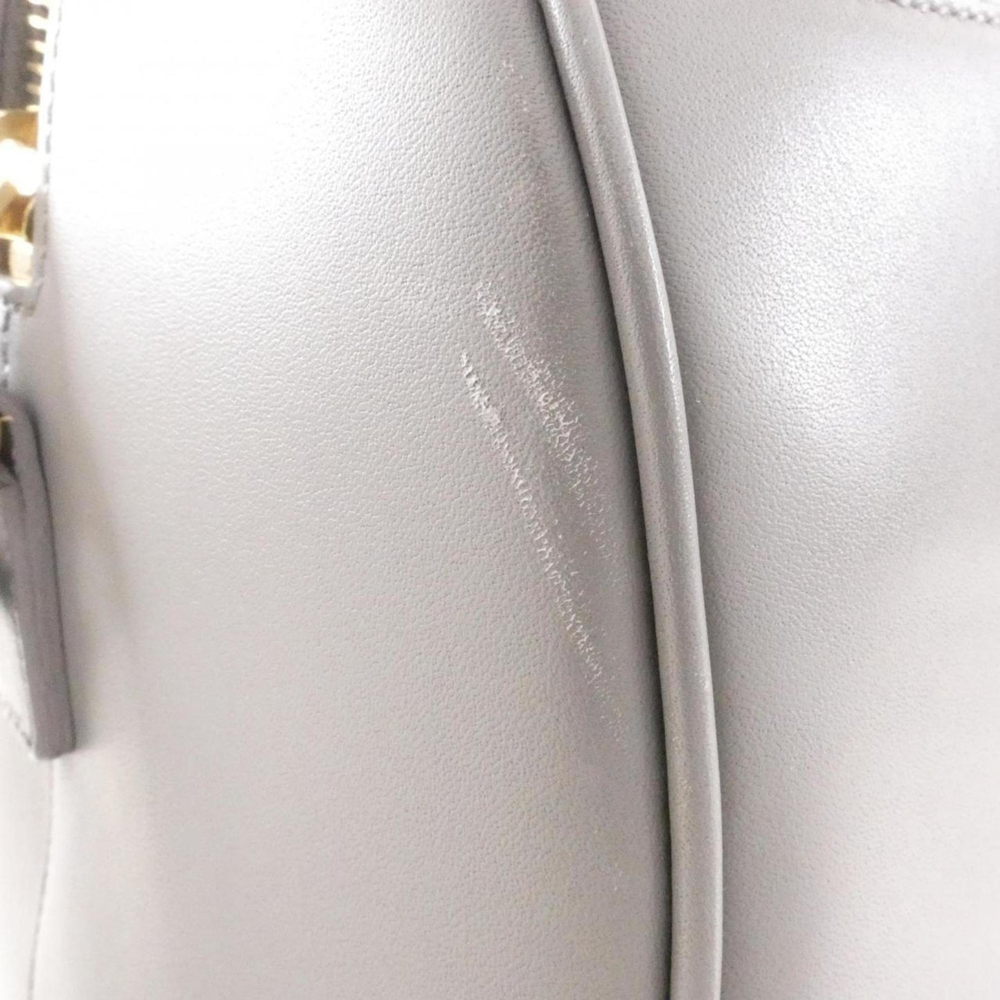 Saint Laurent Duffle, Grey, Leather, travel