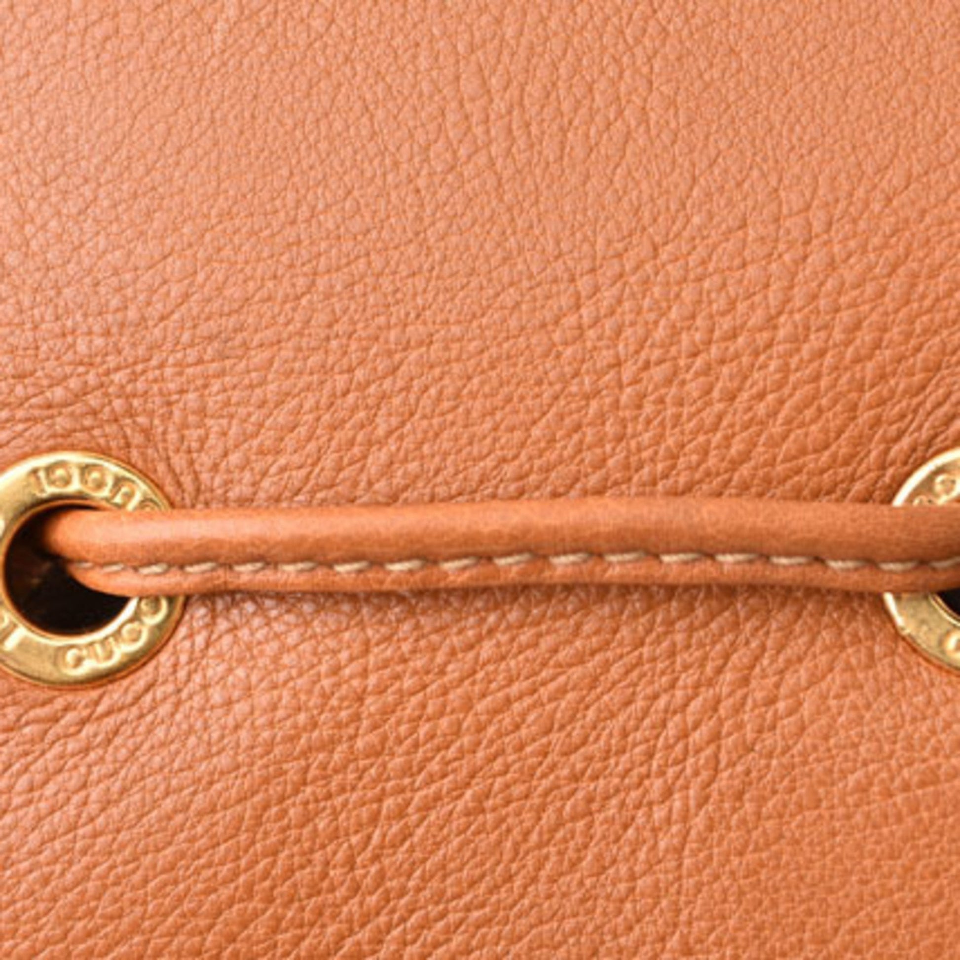 Gucci Bamboo, Brown, Leather, shoulder