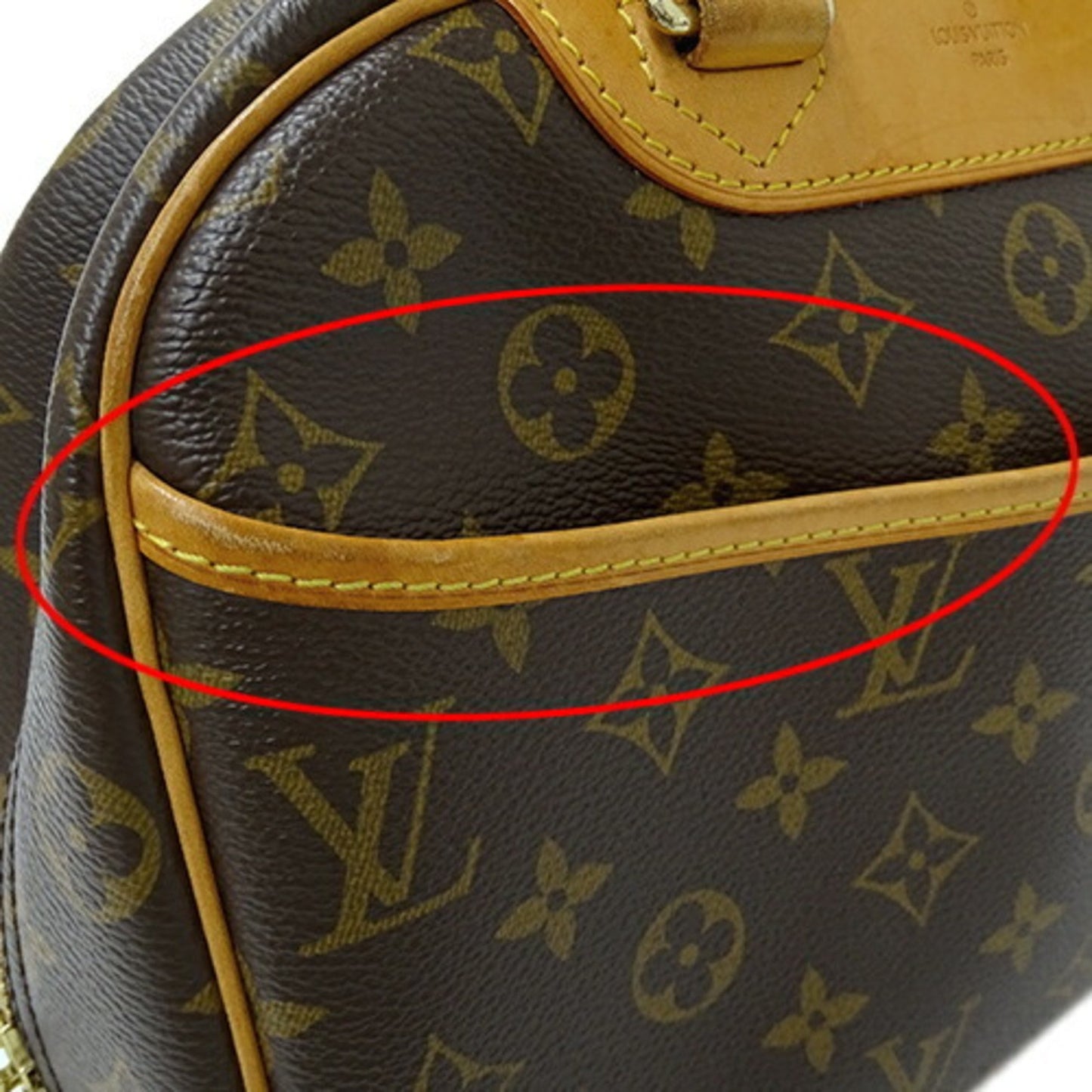 Louis Vuitton Trouville, Brown, Canvas, handbag