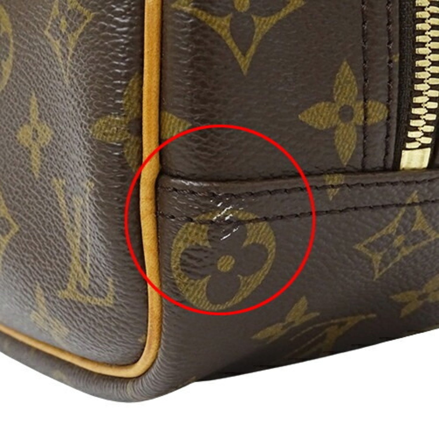 Louis Vuitton Trouville, Brown, Canvas, handbag