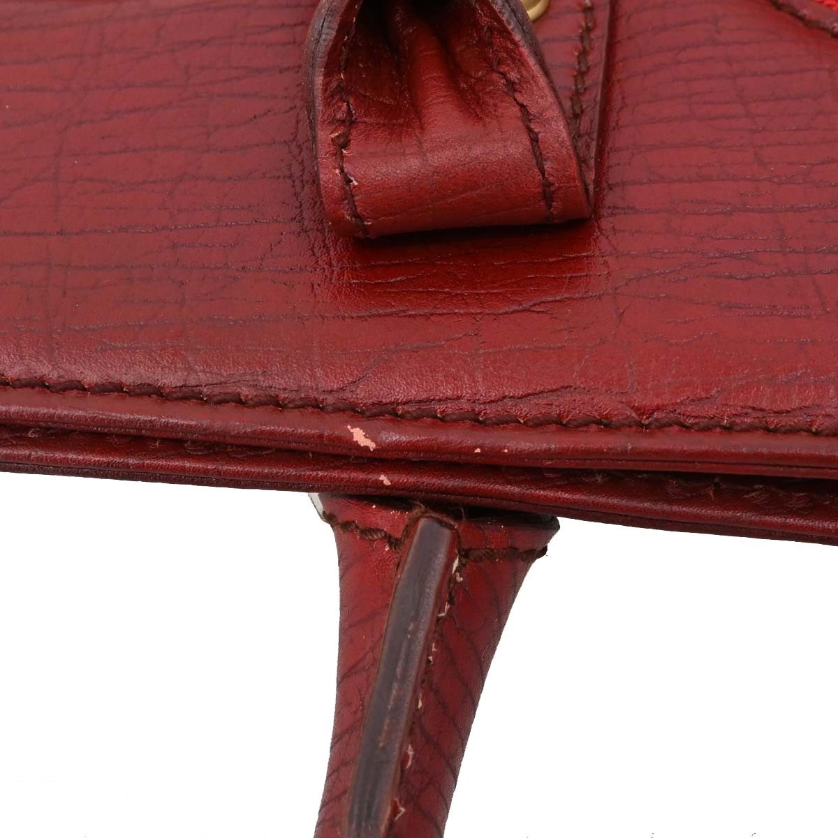 Gucci Horsebit Bracket GG Canvas, Red, Canvas, Tote Bag