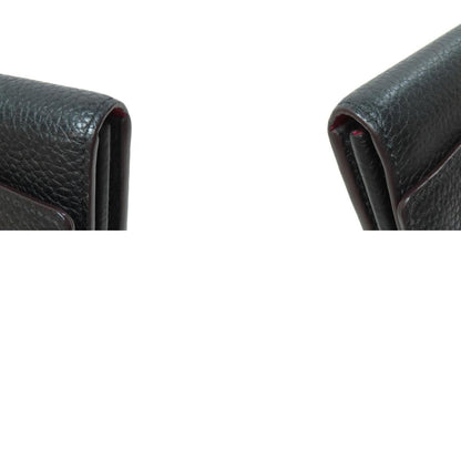 Louis Vuitton Capucines, Black, Leather, wallet